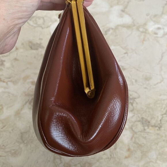 Vintage Leather Satchel London Made England Brown - Picture 9 of 16